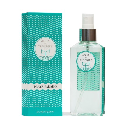 Shop Agua de Tenerife Playa Paraiso Scented Water 100 ml.
A refined and elegant perfume, Playa Paraiso evokes the sensation of white-capped ocean waves breaking against the rocks